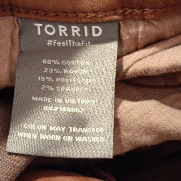 TORRID super Soft Jegging in Cognac - Picture 9 of 14